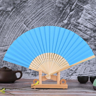 Ventilateur de couleur unie en forme de kbndieu