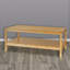 Table basse en bois massif avec rangement Lancefield