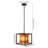 1-Light Crystal Chandelier Rectangle/Square Pendant Lamp