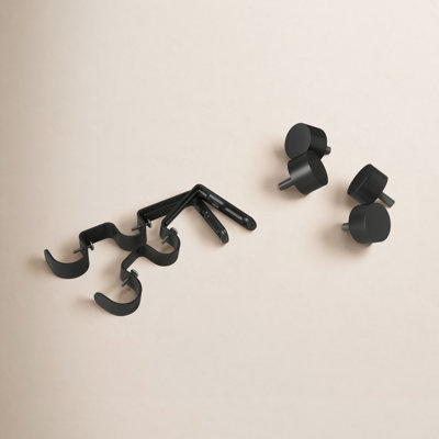 Cappa Adjustable Double Curtain Rod