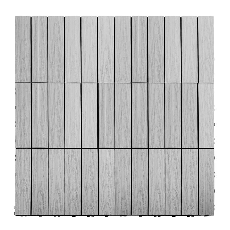 UltraShield Naturale 12" x 12" Composite Interlocking Deck Tile