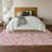 Premium Machine Washable Prisco Pink Rug-2126343180