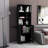 Black 2-Door Bookcase