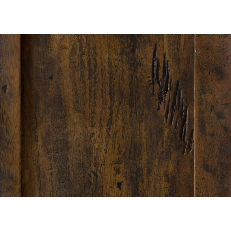 Display Cabinet, Brown lacquered