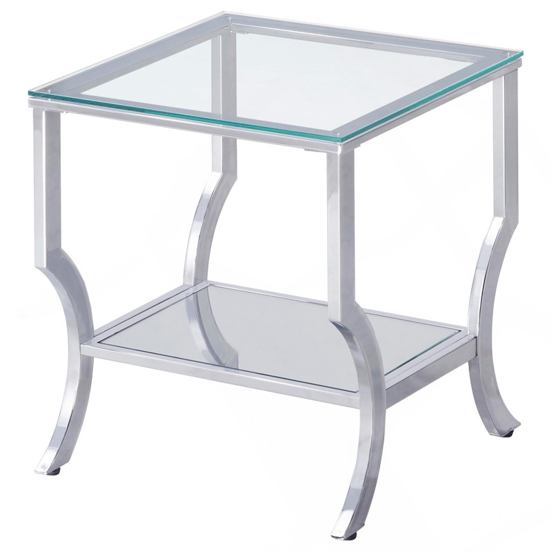 Chrome 3-piece Coffee Table Set