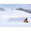 Barn in Snow Abstract Framed Photographic Print-64401467