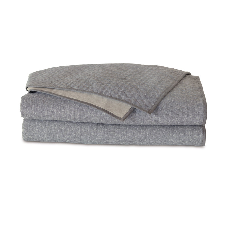Wainscott Coverlet, Grey, California King