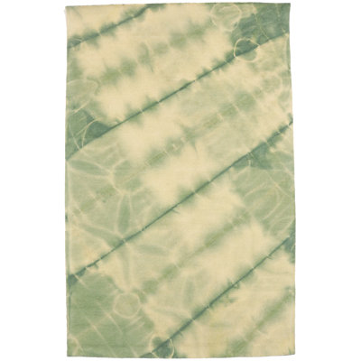 Tapis vert touffeté à la main Javarie