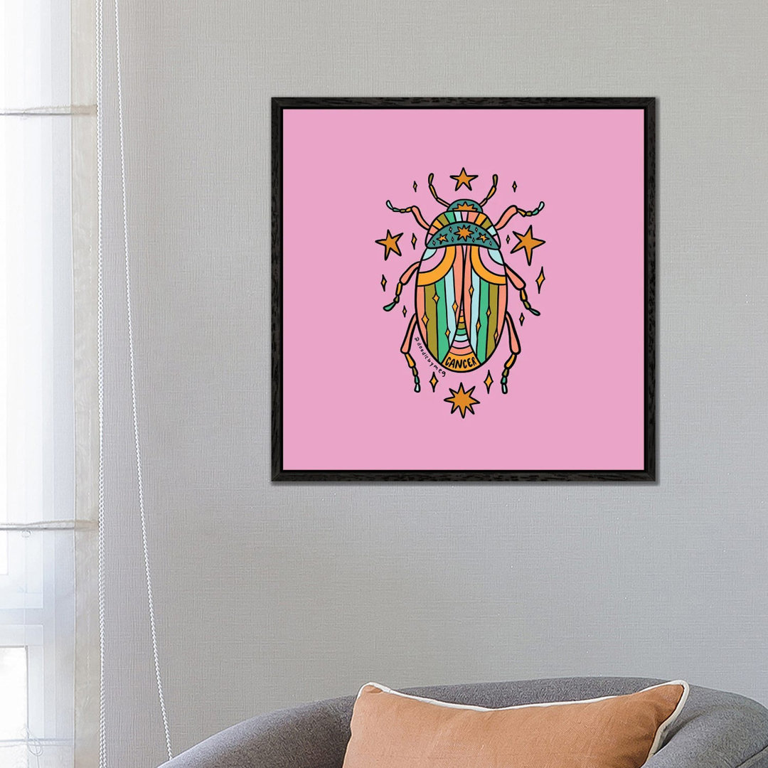 Cancer Beetle von Doodle By Meg - Galerie-umwickelte Leinwand Giclée auf Leinwand