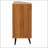 Freestanding Rattan Door Corner Cabinet, Space-Saving And Stylish Storage Solution For Small Rooms And Corners.-681802859
