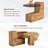 2-Piece Modern Round Nesting Coffee Table Set For Home & Apartment-891189533-891189530