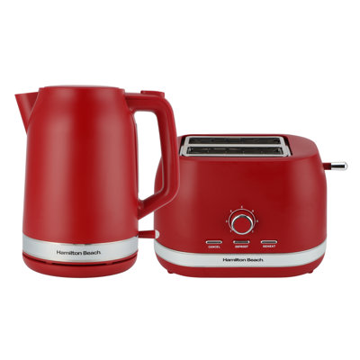 Hamilton Beach Ella Collection 1.7L Kettle and 2 Slice Toaster Set