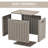 31 Gallon Outdoor Resin Deck Box with Lockable Design for Patio Cushions, Garden Tools