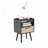 15.75" Rattan End table with Power Outlet  & USB Ports-413725513