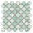 Hudson Tangier 12-3/8 " x 12-3/8 " Porcelain Arabesque Mosaic Wall & Floor Tile-2015103555