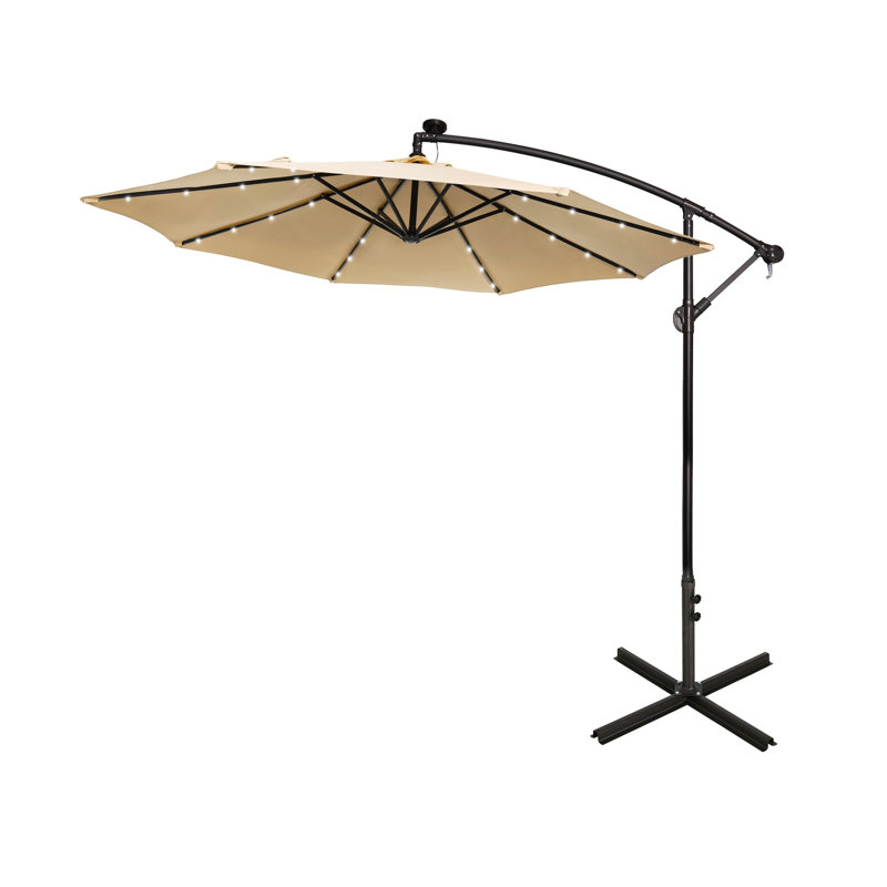 Parasol en porte-à-faux 10 pi Kinyon, Beige