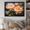 Coral Buddhist Art Lotus Serenity, reproduction d'art sur toile encadrée