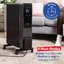 Russell Hobbs® RHOFR2500-M-D-SMT, Smart Wi-Fi Enabled 2500W 11 Fin Digital Oil Filled Radiator with M-Shaped Fins in Graphite