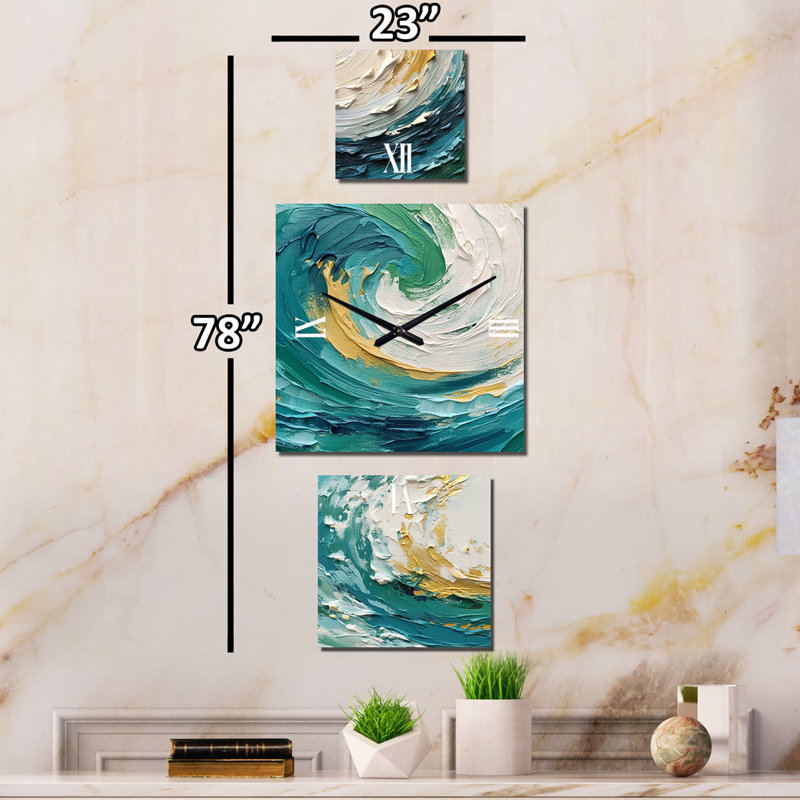 Maccoy Metal Wall Clock