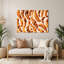Desserts croissants, art mural en métal beige-334560671