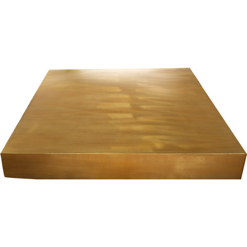 Table basse Bardette Block, Or