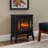 18" 3D Flame Electric Infrared Quartz Fireplace Stove With Remote Control