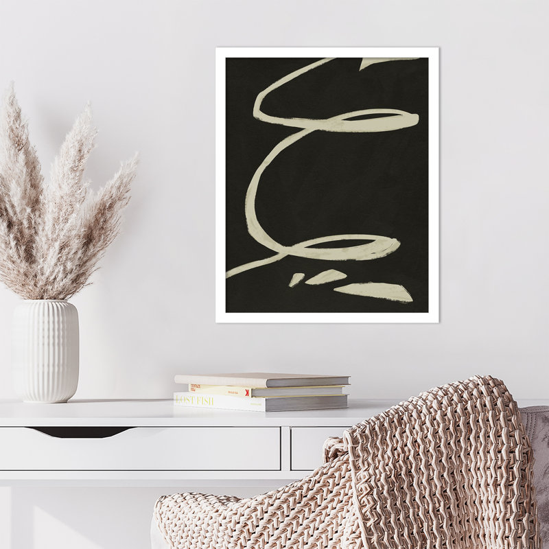 " Neutral Spring III " by Jacob Green, White, 21" H x 17" W x 1" D