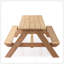 Table de pique-nique en bois pour enfants 3 en 1 avec parasol, sable convertible et wate, gris ASTM et CPSIA-1273545972