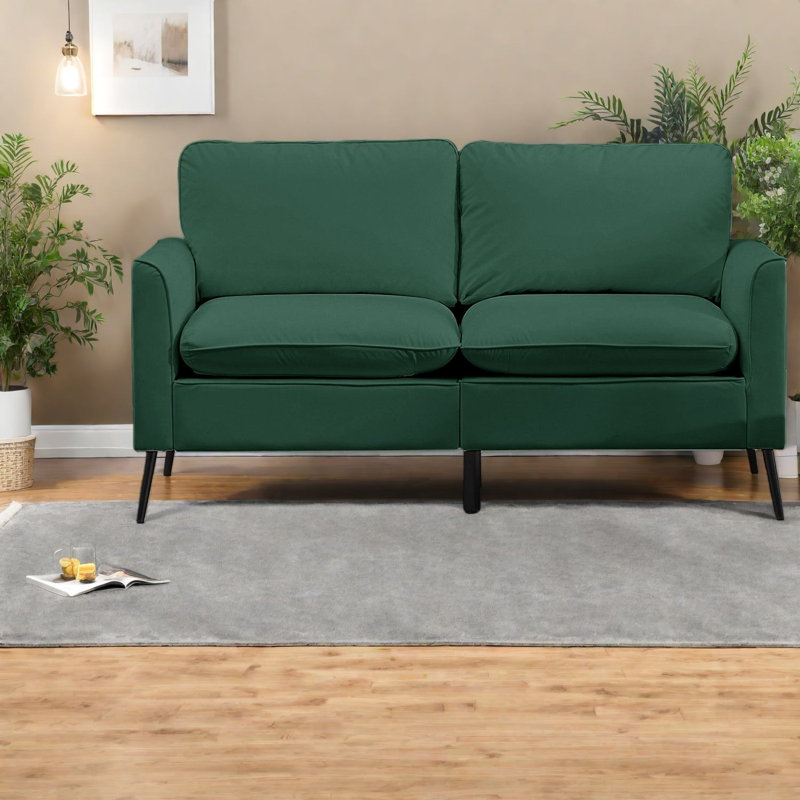 Causeuse confortable en similicuir 55,91 po