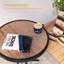 Table d'appoint ronde pour terrasse, table basse d'extérieur toutes saisons avec structure thermolaquée, petite table d'extérieur pour terrasse avec jardin et terrasse-1544810978-1544810981