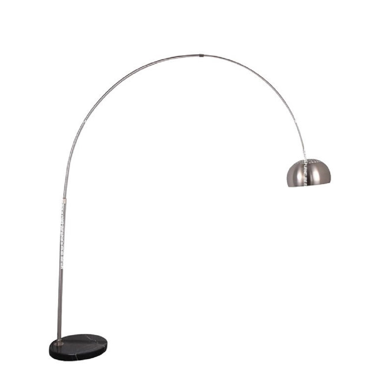 Biaggio 85'' Chrome Arched Floor Lamp