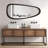 Irregular Wood Decorative Asymmetrical Mirror-111474777