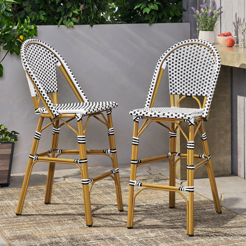 Cadre en aluminium blanc et noir 29,5 po