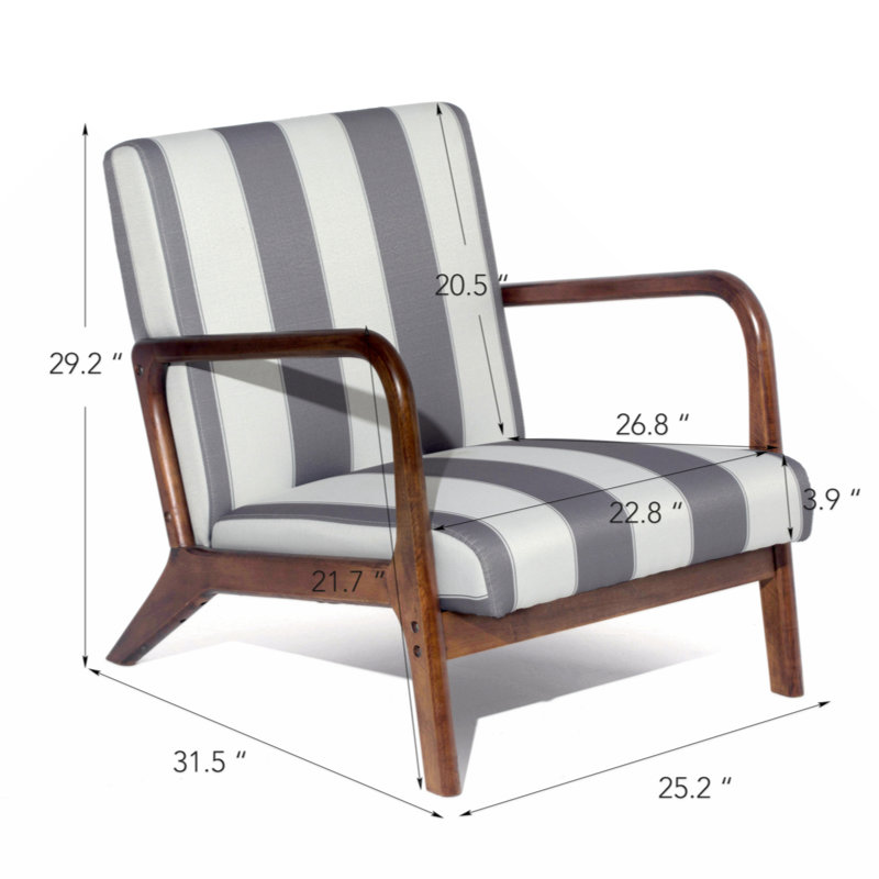 Fauteuil de 25,2 po de largeur Micheline
