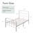Kawamoto Metal Platform Bed Frame with Elegant Modern Design-1191489905-1167114712