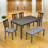 6-Piece Dining Table Set-431592502-431592496