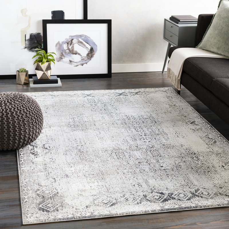 Tapis gris Cordaville, Rectangle 9 pi x 12 pi 3 po