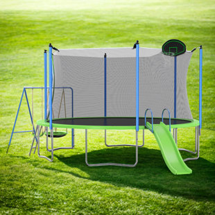 Trampoline de jardin avec enceinte de sécurité VAMOP