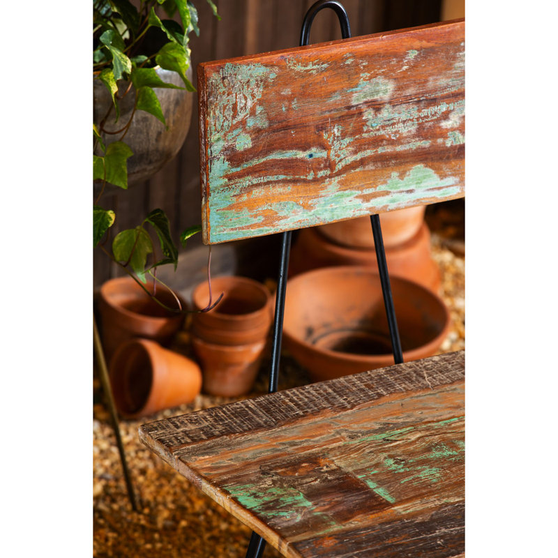 Banc de jardin en fer intérieur/extérieur