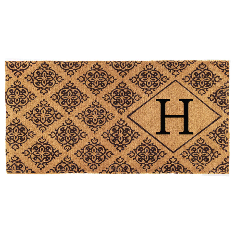 Zambrana Personalizable Outdoor Doormat, Rectangle 2' x 3', H
