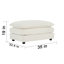 Canapé modulaire surdimensionné en L avec repose-pieds réversible Free Combination Comfy Upholstery-2049895163