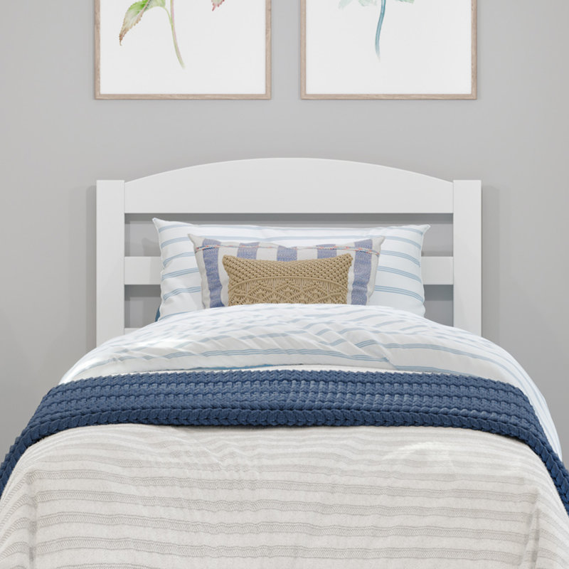 Elliana Solid Wood Headboard, Queen, White