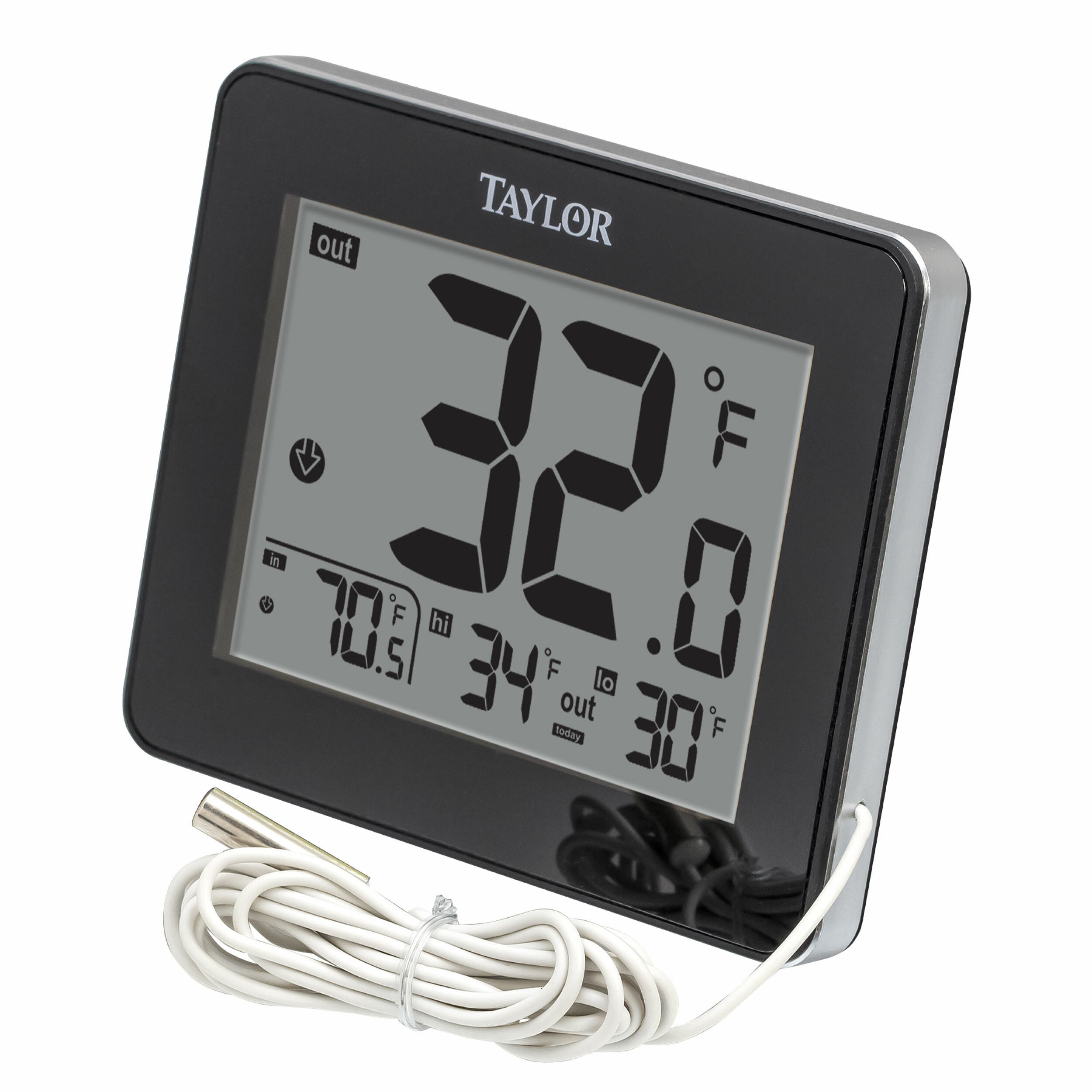 Taylor Wired Digital Indoor/Outdoor Thermometer & Reviews
