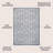 Deronte Vintage Filigree Textured Weave Blue/Cream Indoor/Outdoor Rug-299644400