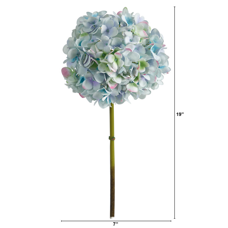 Hydrangea Arrangement, Light Blue/Green