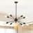 Carvey 10 Light Dimmable Sputnik Sphere Chandelier Modern Farmhouse Chandelier, Kitchen Light Fixtures Pendant-835172659