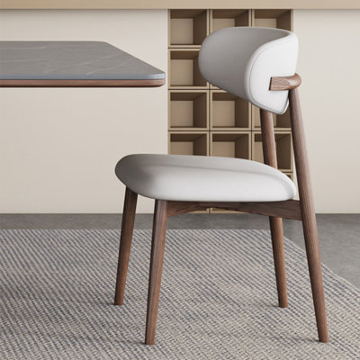 Gray sintered stone dining table set