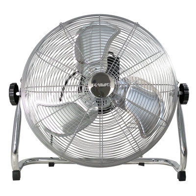 18" Industrial Grade High Velocity Fan - Chrome Grill