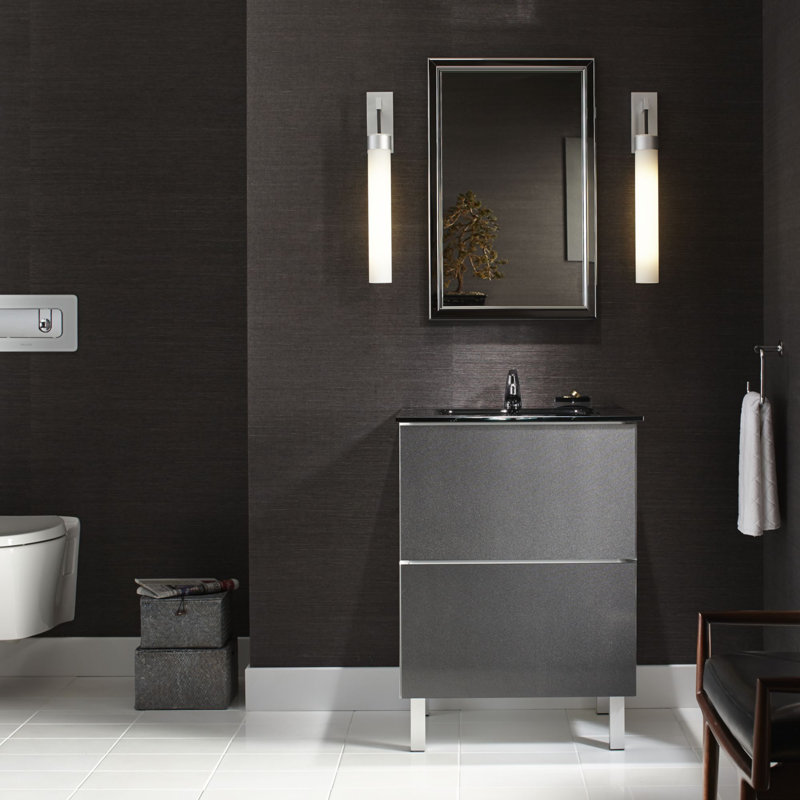 Miroir de salle de bain Main Line, 30 po x 20 po, Bronze brossé