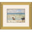 Horses And Riders On Beach Painting